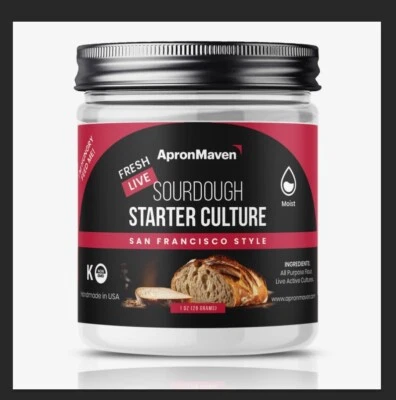 SAN FRANCISCO STYLE SOURDOUGH STARTER LIVE ACTIVE HEIRLOOM SOUR DOUGH CULTURE😋 - Image 1 of 4