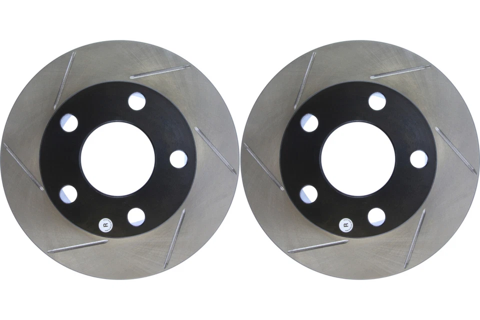 Par de rotores de freno de disco Stoptech trasero para Audi 100 1992-1994 (42418) Foto 1 de 4