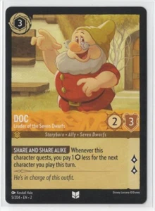 Disney Lorcana Floodborn Doc 5/204 Uncommon NON-FOIL - Picture 1 of 2
