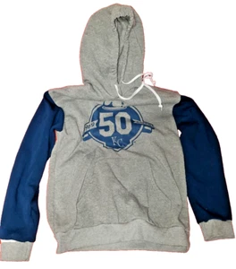 new KC Kansas City Royals 50th Anniversary Sweatshirt Hoodie XL X-Large NIP - Picture 1 of 6