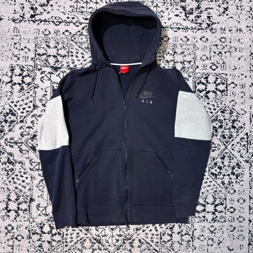 GUCCI Felpa con cappuccio vintage Nike unisex cotone navy taglia M Y2K anni 90 air running sport palestra fit