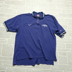 VINTAGE Nike NFL Pro Line Polo Shirt Adult Large Dallas Cowboys Football - Picture 1 of 11
