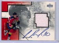 2000-01 Upper Deck Pros and Prospects Jersey Autographs #SPB Pavel Bure AUTO