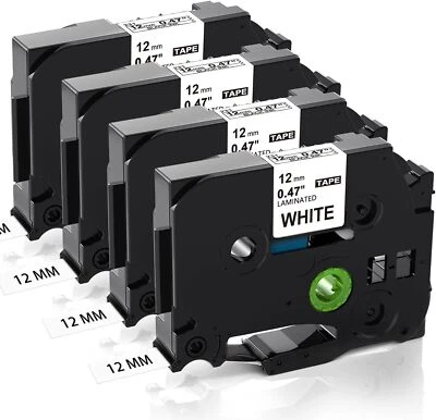 3x kompatibel TZe-231s Brother P-Touch 12mm Bänder TZe Schriftband Laminiertes