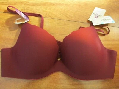 B.tempt'd by Wacoal BURGUNDY b.wowd Push-Up Convertible Bra 36C Animal Print  db Foto 1 de 4