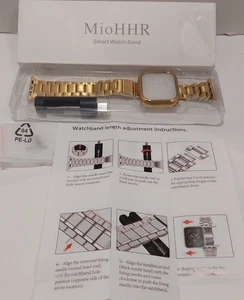 Bracelet de montre connectée de remplacement inox et or neuf ! - Photo 1 sur 13