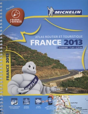 France 2013 (Michelin road atlas - laminated A4 spiral) (Michelin... by Michelin - Image 1 of 2