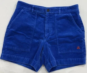 Brooks Brothers Clark Fit Corduroy Shorts Royal Blue Golden Fleece Mens 34 Trad - Picture 1 of 14