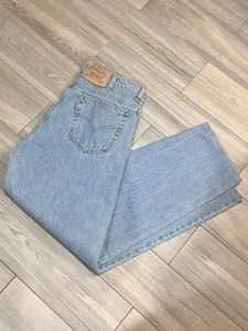 Levi's 550 Relaxed Fit Tapered Denim Jeans Men's 34x32 Vintage Levis (Read) - Bild 1 von 12