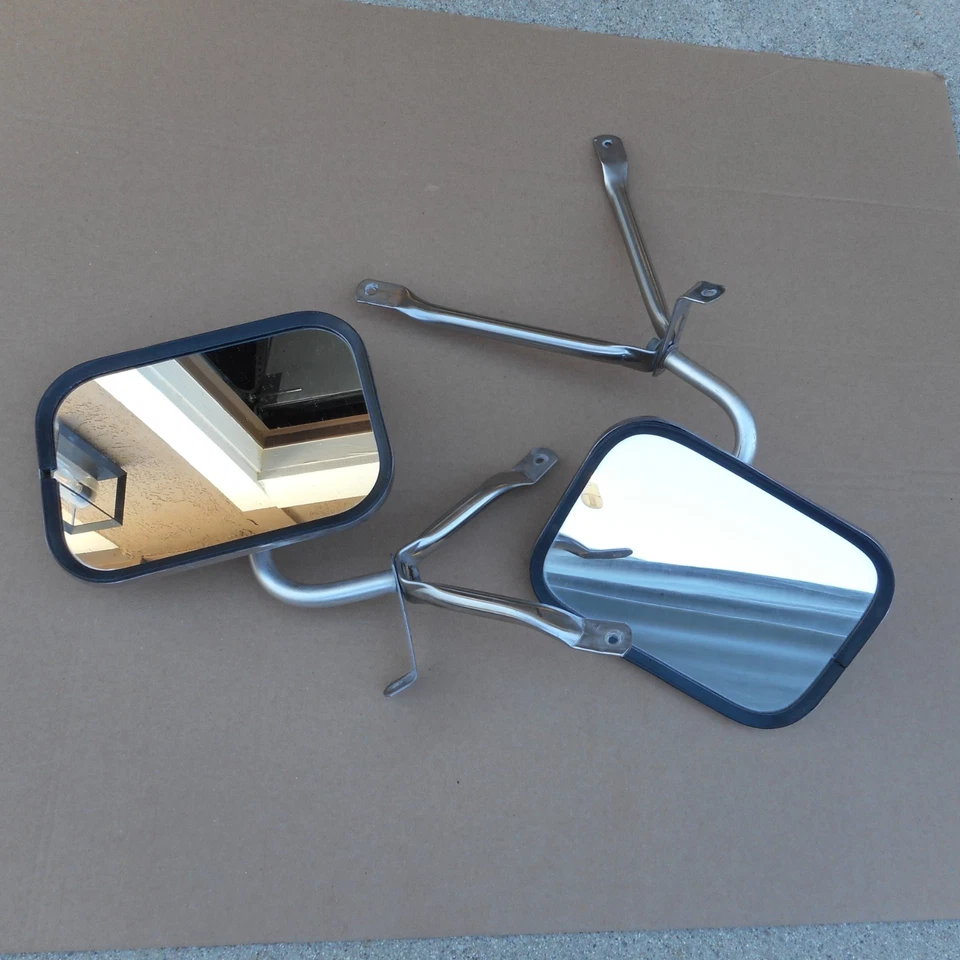 Dodge Truck D100 D200 W150 Ramcharger Van Towing Stainless Side Mirror Set MOPAR Foto 1 de 4