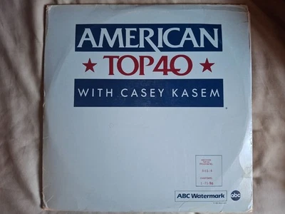 1/18/86 Casey Kasem's American Top 40 Dionne WHAM! Cars SADE Whitney 4xLP #861-3 - Image 1 of 2
