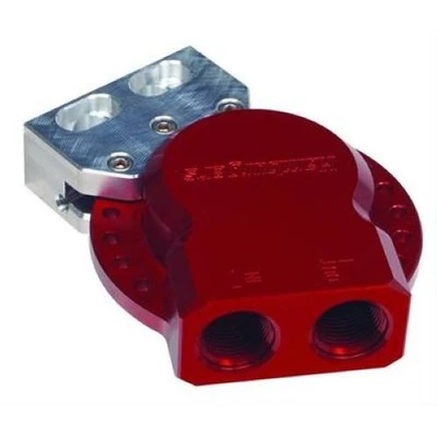 Transdapt 3300 Single Remote Oil Filter Base Fits PH8A -12AN Ports - Image 1 of 4