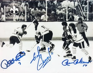 Buffalo Sabres French Connection handsigniertes 8 x 10 Foto - Bild 1 von 2