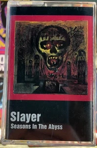 Slayer- Seasons In The Abyss Cassette Tape (SR) - Picture 1 of 13