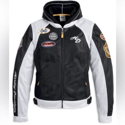 Harley Davidson Josie 3 en 1 sudadera con capucha chaqueta de malla grande Foto 1 de 4