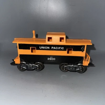 Caboose vintage MARX Toys Union Pacific UP 3900, naranja negro, 8 ruedas, calibre O Foto 1 de 4