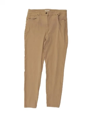 COAST Womens Slim Casual Trousers UK 16 Large W34 L27 Beige WX06 - Image 1 of 3