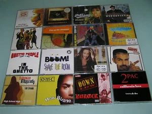 LOT OF 16 - Hip Hop,Pop Rap,RnB/Swing CD Maxi-Single    - Foto 1 di 1