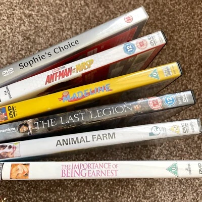 Bundle 6 DVD Films Last Legion Animal Farm Ant-man & Wasp Etc Family  Kids  R246 - Image 1 of 2