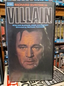 Villain - Richard Burton - PRE-CERT - EMI - PAL VHS Black Label. Original Box. - Imagen 1 de 9