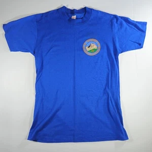 Vintage Philmont T-Shirt L 50 Years of Adventure blau einzelner Stich Made in USA - Bild 1 von 12