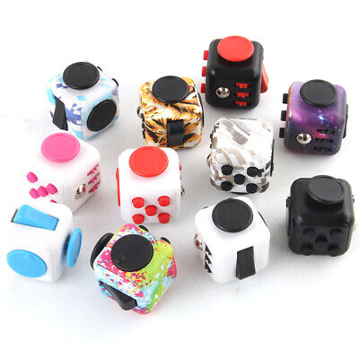 Fidget Cube Children Desk Adult Stress Relief Cubes ADHD Autism Sensory Toy NEW • 4.39€