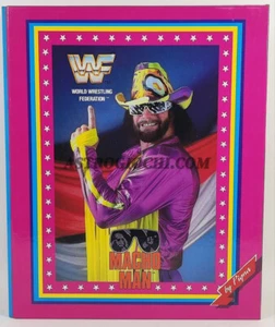 WWF MACHO MAN NOTEBOOK NOTIZBUCH RINGE A5 SCHREIBPAPIER VINTAGE 1991 HASBRO - Bild 1 von 4