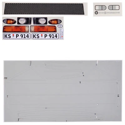 Dekorbogen 1:10 Porsche 914 M-Chassis Aufkleber Carson 69133 - Image 1 of 2