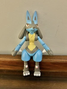"Figura de acción articulada grande Pokemon Lucario 6,5"" Jazwares Posable" - Imagen 1 de 11