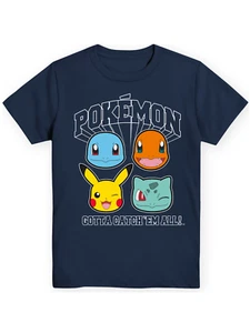 Pokemon ☆ Maglietta Little Boys' Catch 'Em All ☆ Taglie 4-7 - Foto 1 di 3