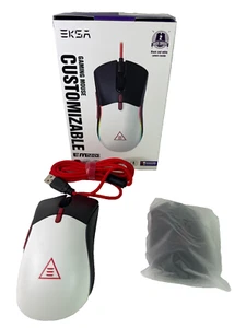 EKSA EM200 RGB Wired Gaming Mouse 16000 DPI 8 Button Custom Covers NEW - Picture 1 of 9