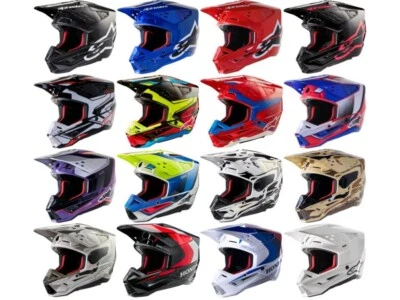 Casco de motocross Alpinestars Supertech M5 SM5 moto de tierra montar MX ATV todo terreno 24 Foto 1 de 3
