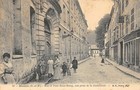 CPA 77 MEAUX RUE ET PONT SAINT REMY VUE PRISE DE LA CATHEDRALE