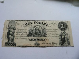 Banknote Ungarn 1 Forint 1852 serie D - Picture 1 of 2