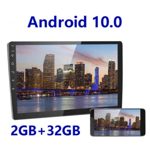 2+32GB Android 10 In Dash 10.1" Double 2 Din Car Stereo Radio GPS Navi WiFi +CAM - Picture 1 of 12