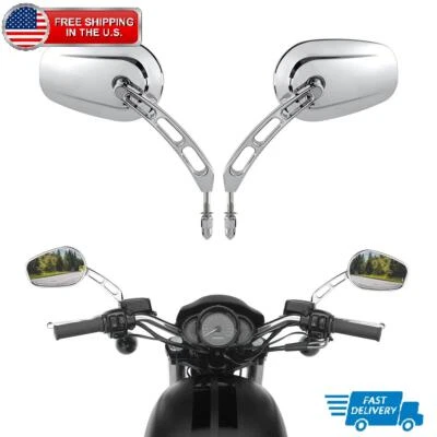 Espejos retrovisores para Harley Touring Road King Sportster XL Softail Fatboy Dyna Foto 1 de 4