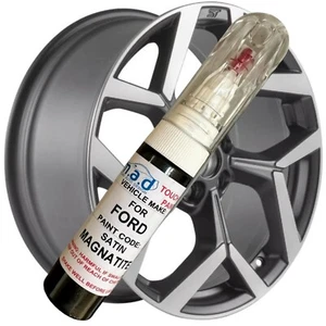 Satin Magnatite Alloy Wheel Touch Up Paint Pen Brush Ford Curbing Fiesta Focus - Picture 1 of 8