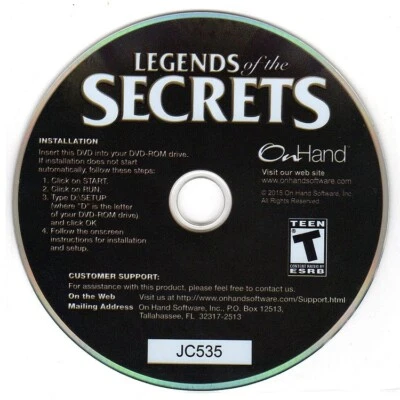 LEGENDS of the SECRETS (6 Pack) (PC-DVD, 2015) - NEW DVD in SLEEVE - Image 1 of 3