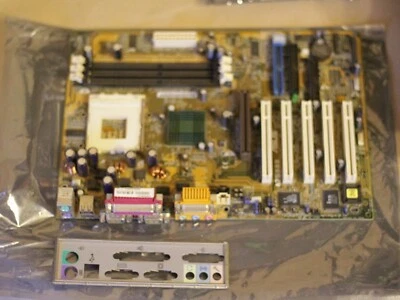 ASUS A7S333 1.04 socket PGA 462  motherboard universal AGP PCI audio CMI8738 - Image 1 of 4