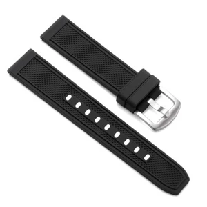 Correa de reloj de silicona de 22 mm tamaño extra grande para muñecas gruesas correa de liberación rápida - Imagen 1 de 11