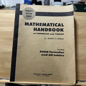 Mathematical Handbook of Formulas and Tables - Schaums Outline Series - 1968 - Imagen 1 de 17