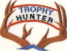 Trophy Hunter 4"x3" Buck Antlers Hunting Novelty Patch