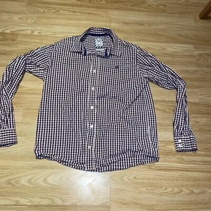 Crew Clothing Men’s Purple And White Check shirt Classic Fit Medium - Picture 1 of 4