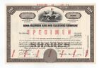 SPECIMEN - Iowa-Illinois Gas and Electric Company Stock Certificate
