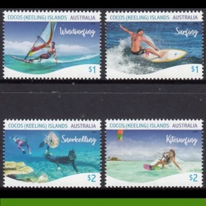 2019 Water Sports Set of 4 Stamps MUH - Imagen 1 de 1