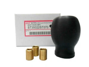 New STi Black Racing Gear Shift Knob Manual 5MT Subaru WRX STi GC GF GM GD GG GH - Picture 1 of 4