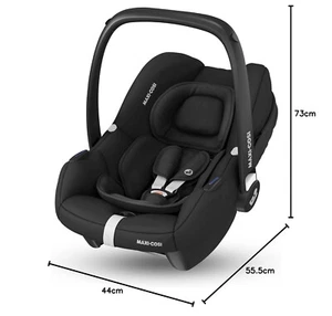 Maxi Cosi CabrioFix i Size Babyschale Kindersitz 0-12 Monate Schwarz NEU OVP - Bild 1 von 1