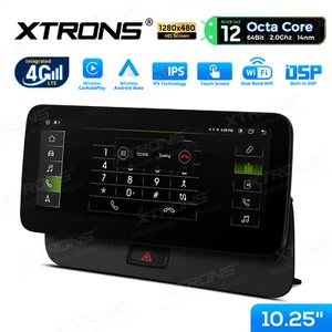 10.25" 32GB Android 14 8Core Car GPS Stereo Nav 4G WIFI FM For Audi Q5 2009-2017 - Picture 1 of 16