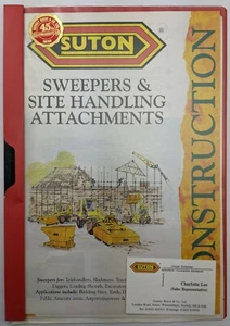 Suton Sweepers & Site Handling Attachments Dealers Sales Brochure, c 1990's - Picture 1 of 5