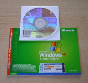 Windows XP Home Edition con SP2 integrato ☆ CD ologramma + chiave + manuale! - Foto 1 di 4
